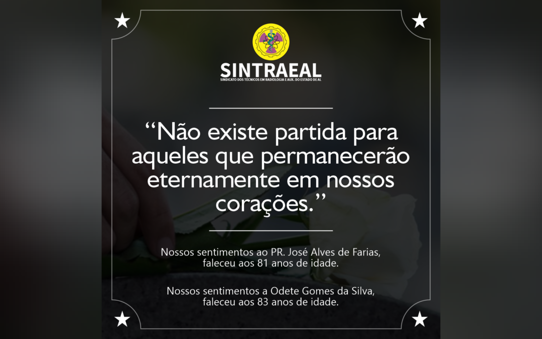 Nota de Falecimento.