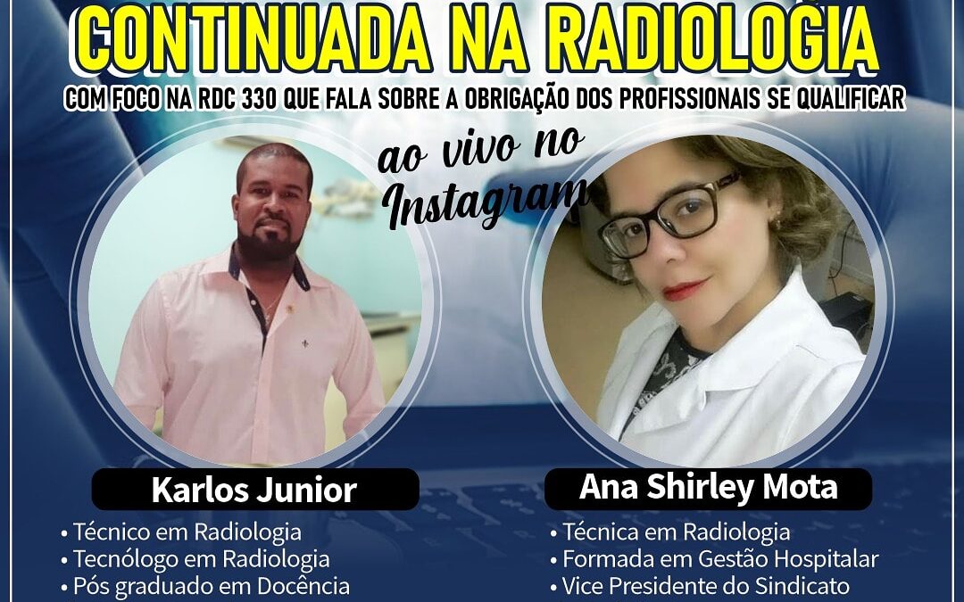 LIVE: A IMPORTÂNCIA DA EDUCAÇÃO CONTINUADA NA RADIOLOGIA- DIA 20/04 AS 20:30