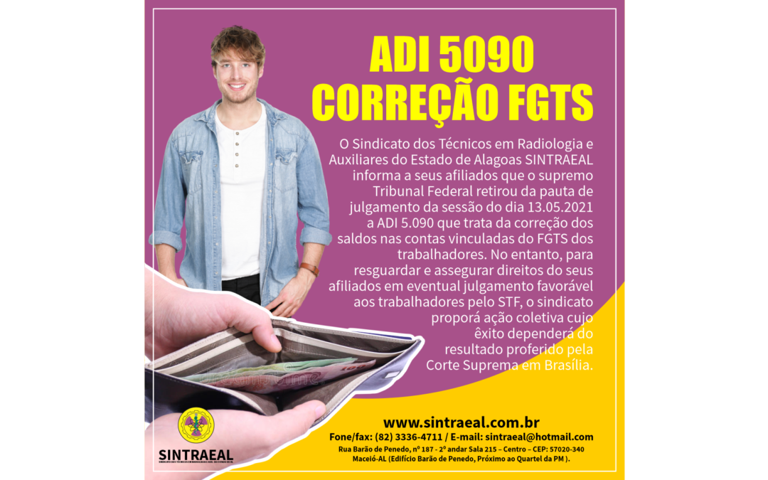 ADI 5090 CORREÇÃO FGTS