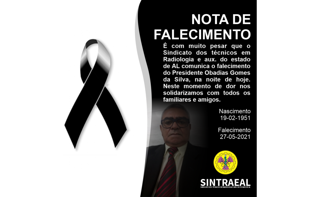 Nota de falecimento